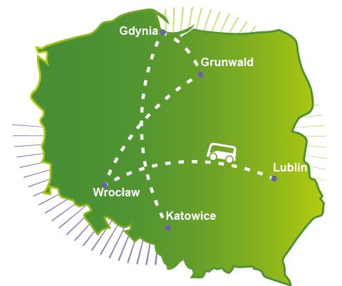 Poland Cancer Mission Bus Roadshow