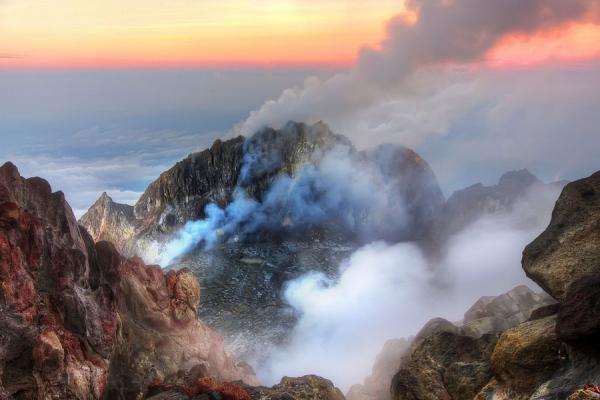 Findings about the effect of a volcano's age on its likelihood to erupt will be applied to the Merapi volcano in Indonesia, among others. Image credit - Jimmy McIntyre, licensed under CC BY-SA 2.0