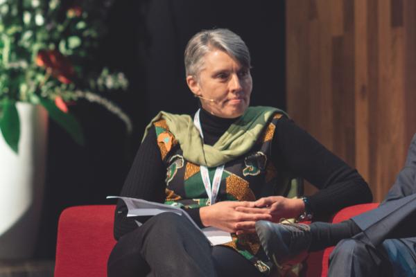 Citizens should be more involved in the Intergovernmental Panel on Climate Change’s discussions, according to Dr Debra Roberts. Image credit: Visuele Notulen/ Michèle Giebing