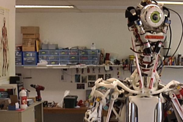 The ECCERobot shown here in the studio in Divonne-les-Bains, France, is based on the human anatomy. Image courtesy of The Robot Studio