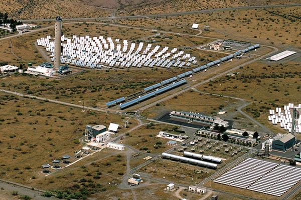 Spain hosts the largest test centre in Europe for concentrated solar technologies. © PLATAFORMA SOLAR DE ALMERÍA / CIEMAT