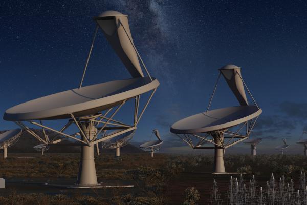 Dr Seth Shostak, from the US-based SETI Institute, said the Square Kilometre Array will help because it is faster and more sensitive than current telescopes. Image: SKA 