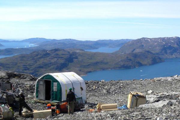 Kvanefjeld in Greenland is thought to have one of the world's largest resources of rare earth elements. Image courtesy of Greenland Minerals & Energy Ltd