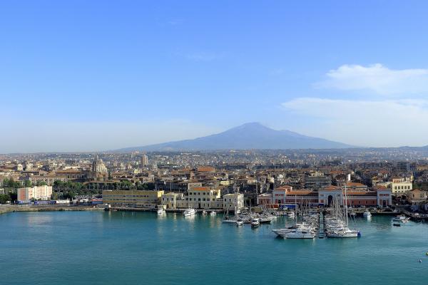 In Catania, Sicily, located in the shadow of Europe’s most active volcano Mount Etna, homes must be retro-fitted for energy efficiency as well as seismic events like earthquakes. Image credit: Herbert Aust via Pixabay
