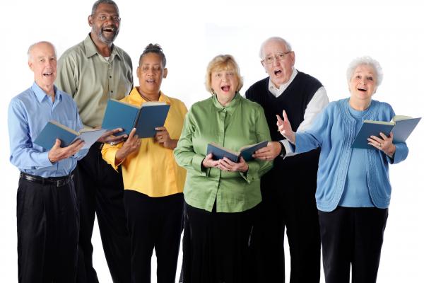 Singing is emerging as a solution for improving brain function and staving off age-related cognitive disease. © glenda, Shutterstock  