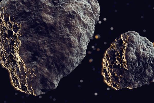 Chemical components in meteorites could hold the key to discovering water’s origin. © Dabarti CGI, Shutterstock.com