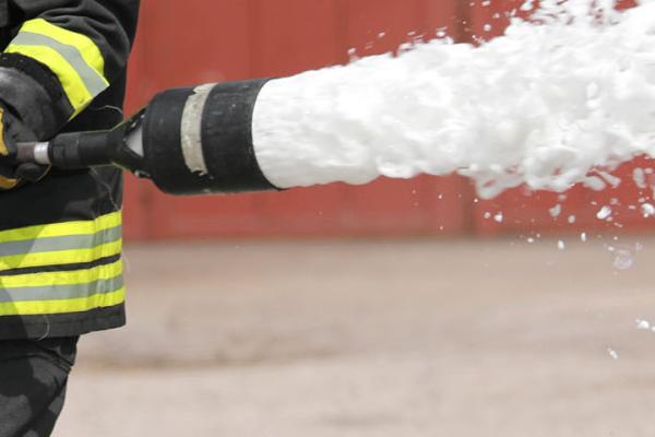 Firefighting foam is among the many sources of toxins being tackled by EU research. © ChiccoDodiFC, Shutterstock.com